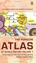The Penguin atlas of world history vol.1: from the beginning to the eve of the French revolution.
