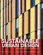 Sustainable urban design: an environmental approach