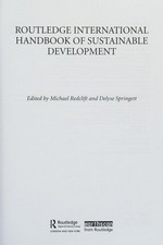 Routledge international handbook of sustainable development