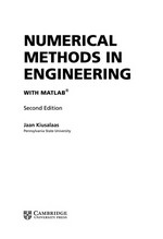 Numerical methods in engineering with Matlab.