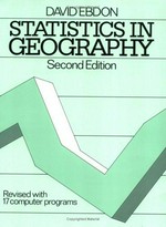 Statistics in Geography