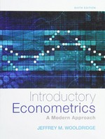 Introductory econometrics: a modern approach