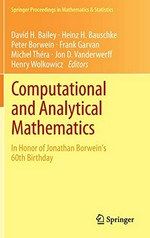 Computational and analytical mathematics: in honor of Jonathan Borwein's 60th Birthday