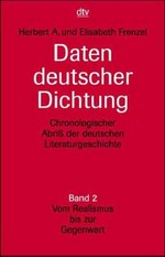 Daten deutscher Dichtung. Band 2