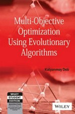 Multi-objective optimization using evolutionary algorithms