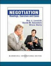 Negotiation: readings, exercises and cases