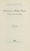 Doors to a wider place: stories from Australia. stage 4. 1400 headwords