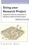 Doing your research project : a guide for first-time researchers in education, health and social science.