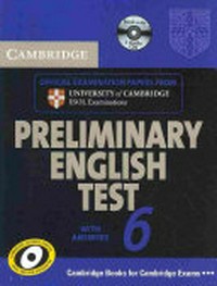 Cambridge preliminary English test 6: with answers