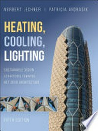 Heating, cooling, lighting: sustainable design strategies towards net zero architecture