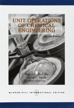 Unit operations of chemical engineering.