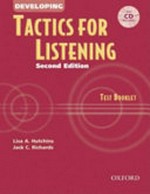 Developing tactics for listening.