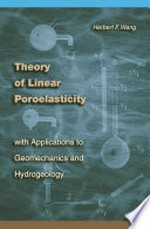 Theory of linear poroelasticity with applications to geomechanics and hydrogeology