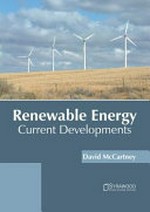 Renewable energy: current developments
