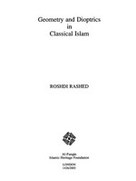 Geometry and dioptrics in classical Islam: Subtitle