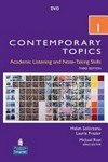 Contemporary topics introductory I Intermediate: academic listening and note-taking skills