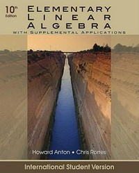 Elementary linear algebra. With supplemental applications.