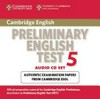 Cambridge preliminary English test 5: audio cd set