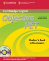 Cambridge objective PET: student's book with answers
