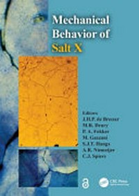 The mechanical behavior of salt X