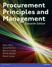 Procurement principles and management