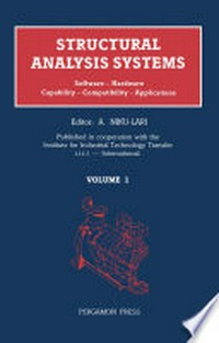 Structural analysis systems: software - hardware capability - compatibility - applications